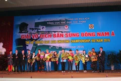 Ouverture des Championnats de tir d'Asie du Sud-Est 2016 à Hanoi